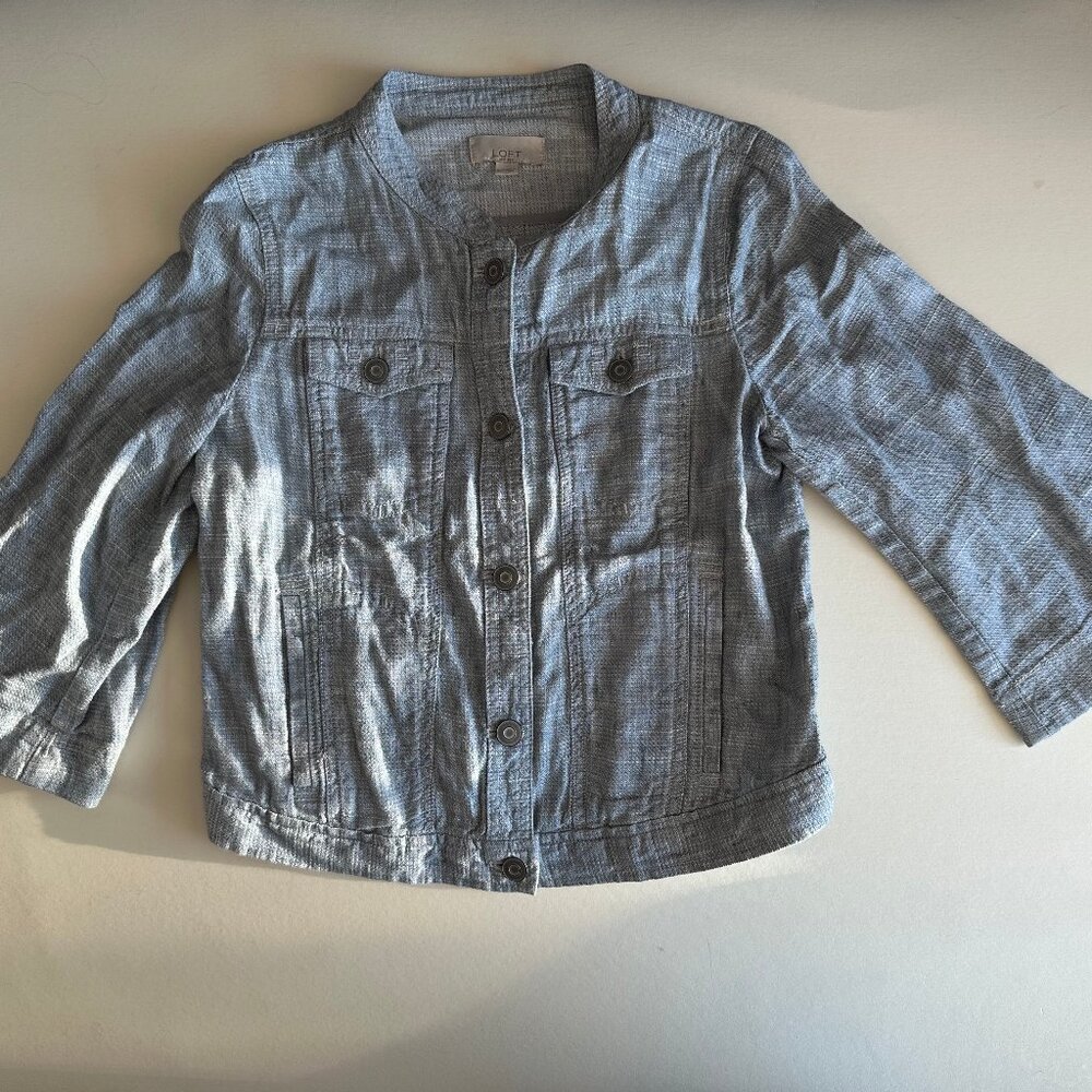 Linen Button up jacket